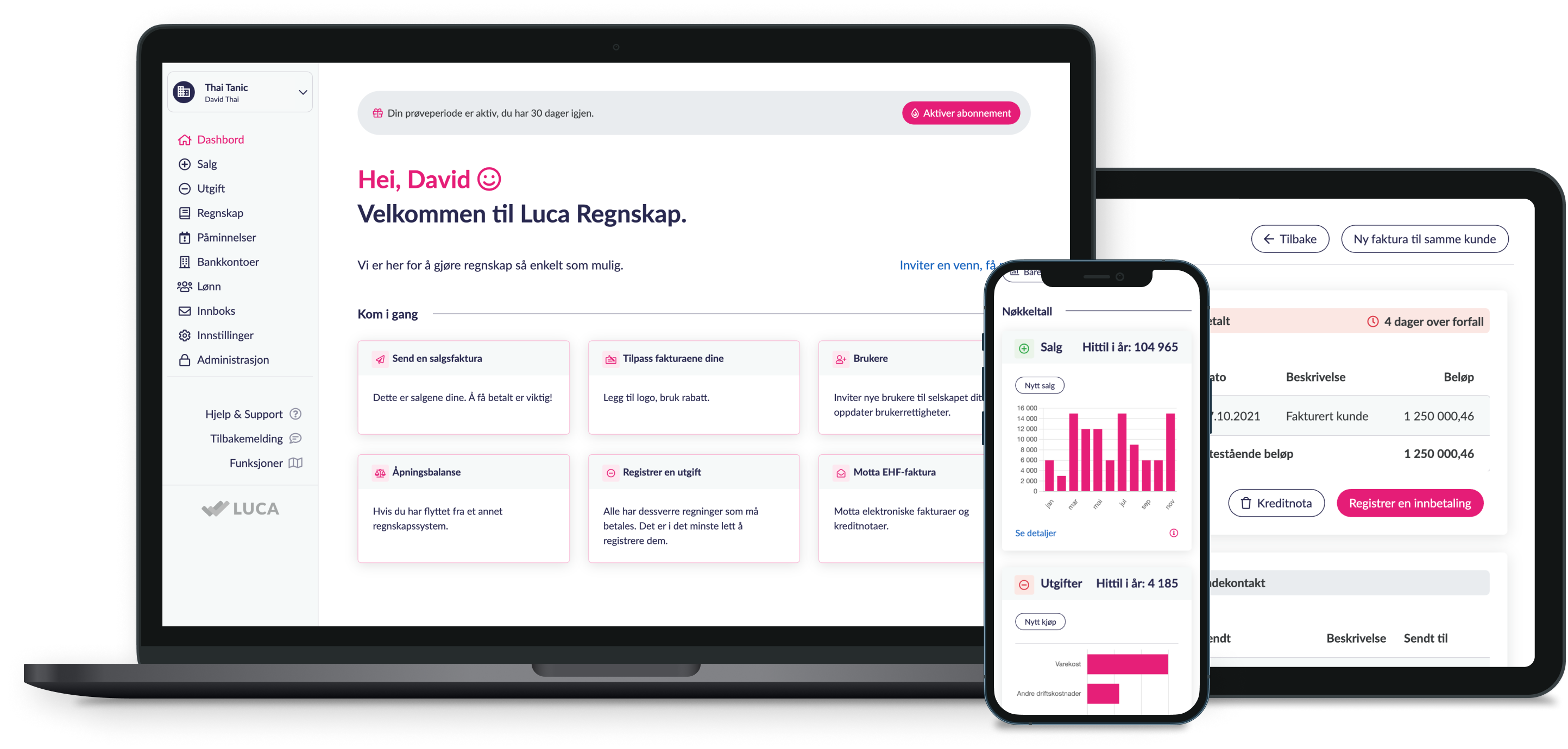 Enkelt regnskapsprogram for små bedrifter